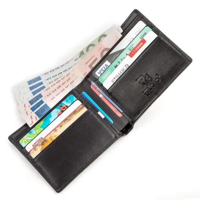 Портмоне SNAKE LEATHER 18193 из натуральной кожи питона Черное