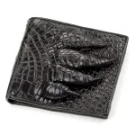 Гаманець чоловічий CROCODILE LEATHER 18200 із натуральної шкіри крокодила Чорний