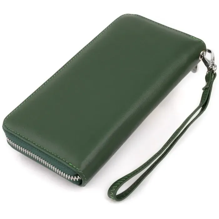 Шкіряний гаманець жіночий ST Leather 19294 Зелений