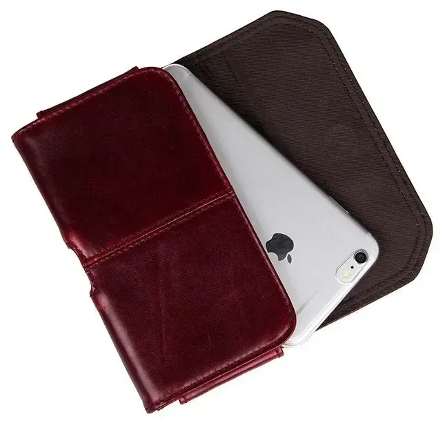 Чохол для смартфона Vintage 14299 Шкіряний Бордовий