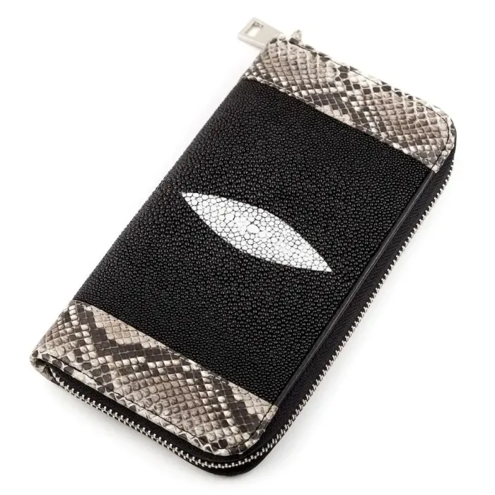 Гаманець-клатч жіночий STINGRAY LEATHER 18212 з натуральної морської схили