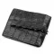 Кошелек CROCODILE LEATHER 18232 из натуральной кожи крокодила (каймана) Черный