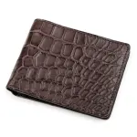 Гаманець CROCODILE LEATHER 18234 із натуральної шкіри крокодила Коричневий