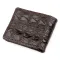 Портмоне CROCODILE LEATHER 18238 из натуральной кожи крокодила Коричневое
