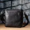 Красива сумка через плече для чоловіків із натуральної шкіри GRANDE PELLE 22883 Чорна