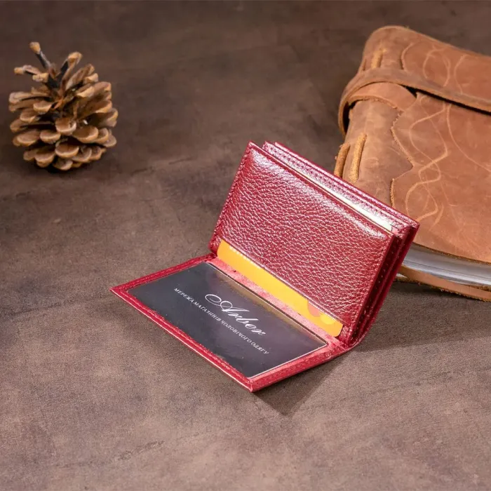 Візитниця-книжка ST Leather 19218 Бордова