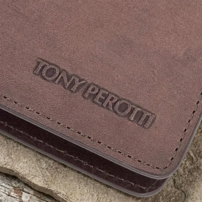 Горизонтальне портмоне Tony Perotti з натуральної шкіри Metropolis 3559 (90009) Коричневе