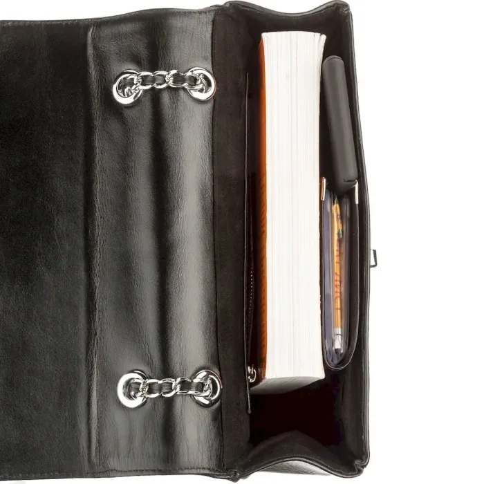 Сумка жіноча STINGRAY LEATHER 18501 із натуральної шкіри морського скату Чорна