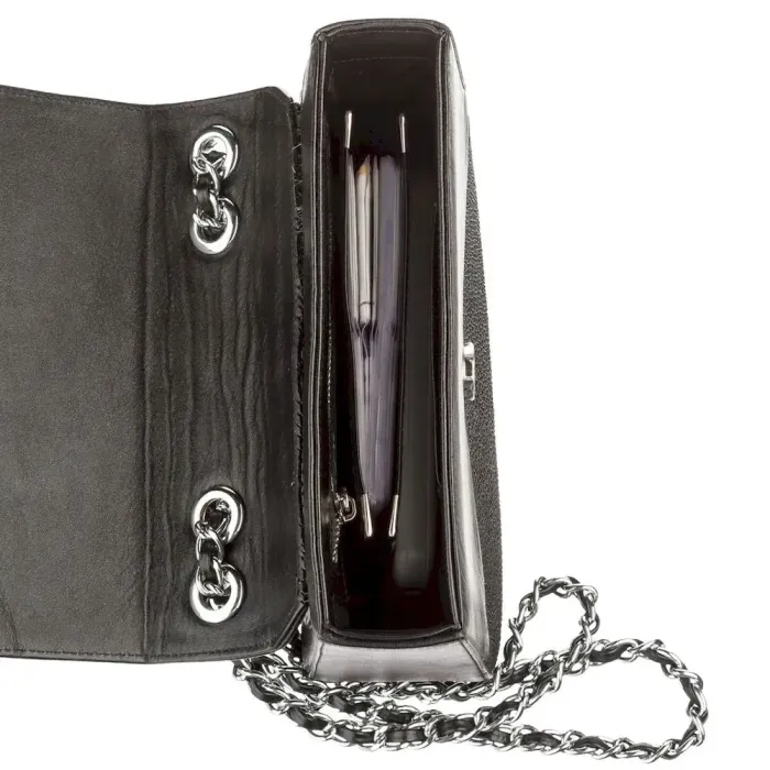 Жіночий клатч STINGRAY LEATHER 18507 з натуральної шкіри морського ската Чорний