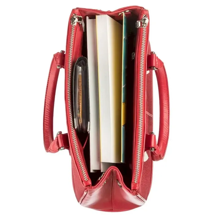 Сумка жіноча STINGRAY LEATHER 18513 із натуральної шкіри морського ската Червона