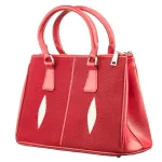 Сумка жіноча STINGRAY LEATHER 18513 із натуральної шкіри морського ската Червона