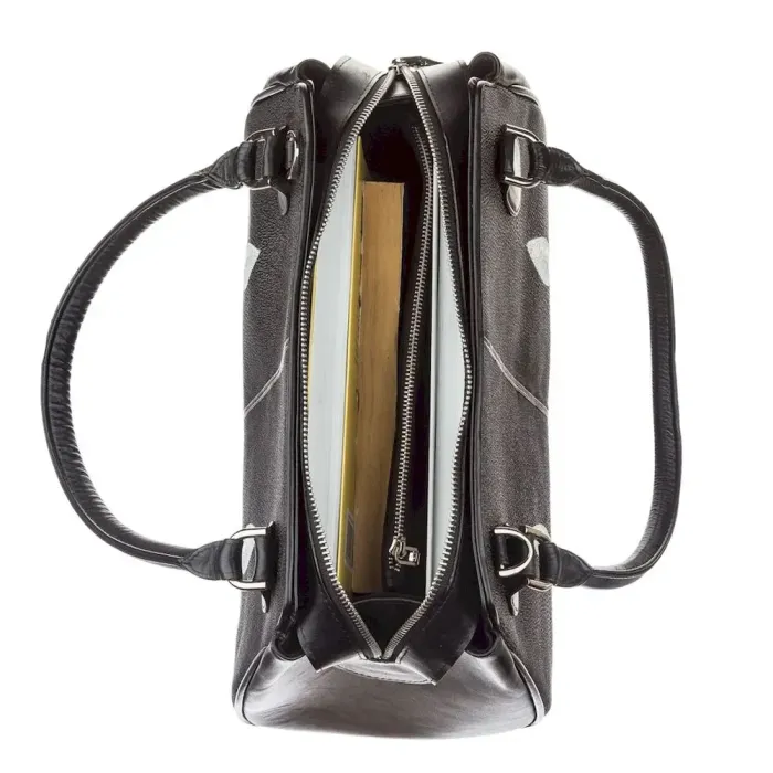 Сумка жіноча STINGRAY LEATHER 18518 із натуральної шкіри морського скату Чорна