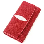 Гаманець-клатч жіночий STINGRAY LEATHER 18519 із натуральної шкіри морського ската