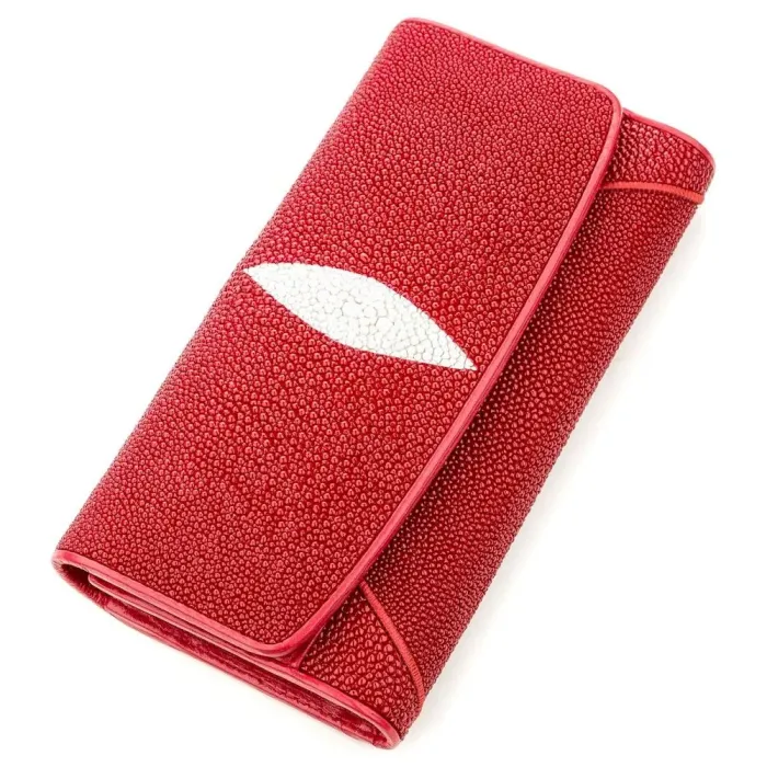 Гаманець-клатч жіночий STINGRAY LEATHER 18519 із натуральної шкіри морського ската