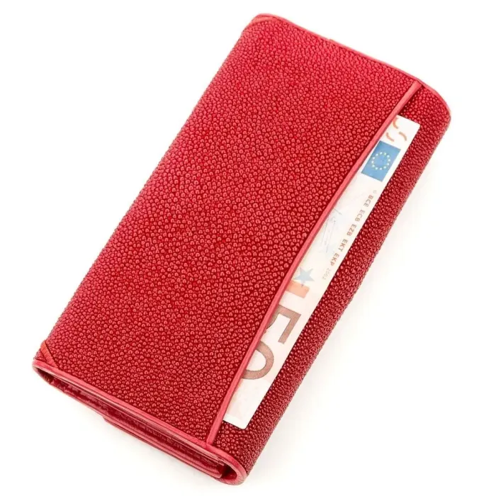 Гаманець-клатч жіночий STINGRAY LEATHER 18519 із натуральної шкіри морського ската