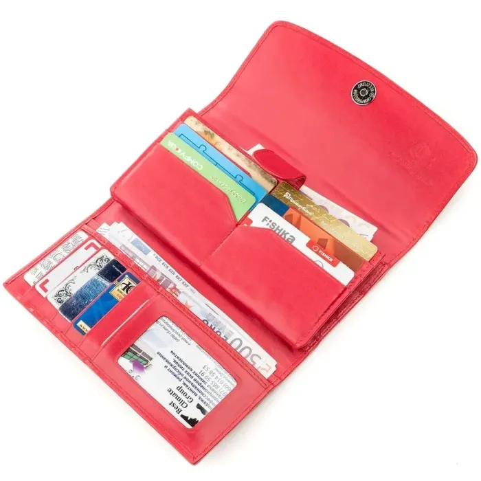 Гаманець-клатч жіночий STINGRAY LEATHER 18519 із натуральної шкіри морського ската