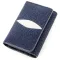 Вертикальний гаманець жіночий STINGRAY LEATHER 18533 із натуральної шкіри морського скату Синій