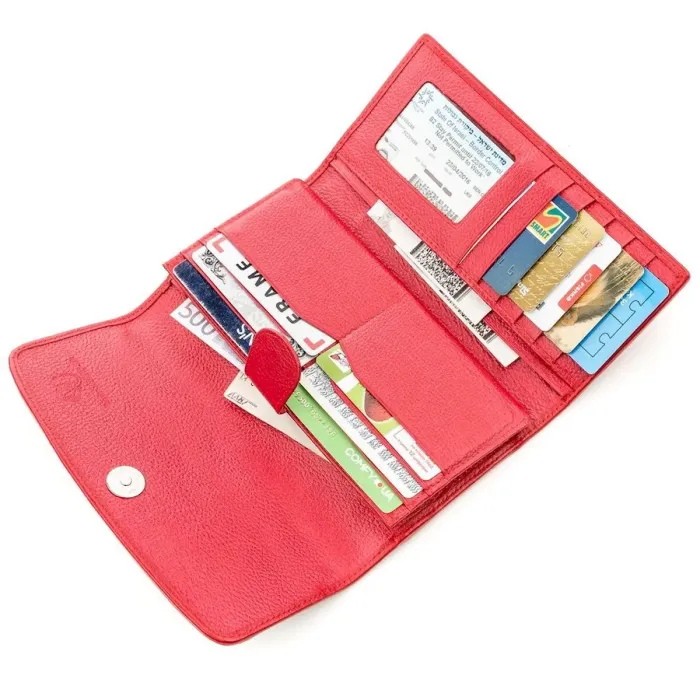 Гаманець жіночий STINGRAY LEATHER 18535 із натуральної шкіри морського ската Різнокольоровий