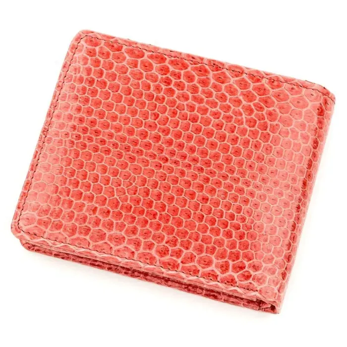 Гаманець жіночий SEA SNAKE LEATHER 18544 із натуральної шкіри морської змії Червоний