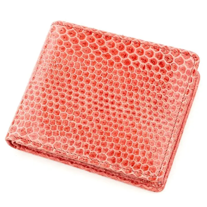 Гаманець жіночий SEA SNAKE LEATHER 18544 із натуральної шкіри морської змії Червоний