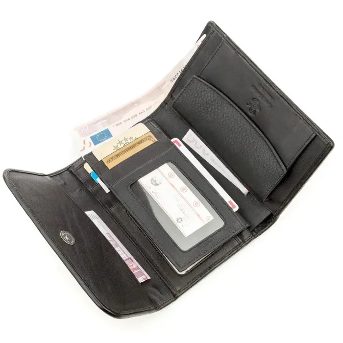 Вертикальний гаманець SNAKE LEATHER 18545 із натуральної шкіри пітона Сірий