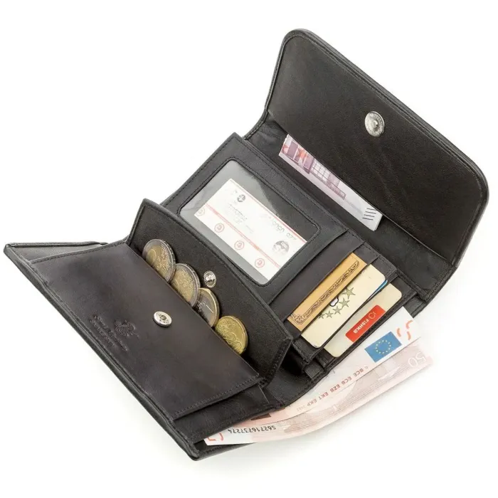 Вертикальний гаманець SNAKE LEATHER 18545 із натуральної шкіри пітона Сірий