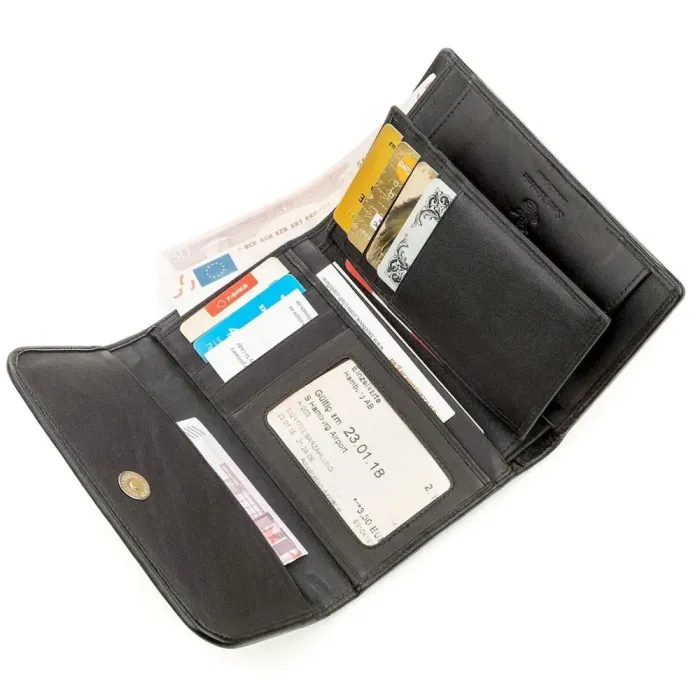 Вертикальний гаманець SNAKE LEATHER 18545 із натуральної шкіри пітона Сірий