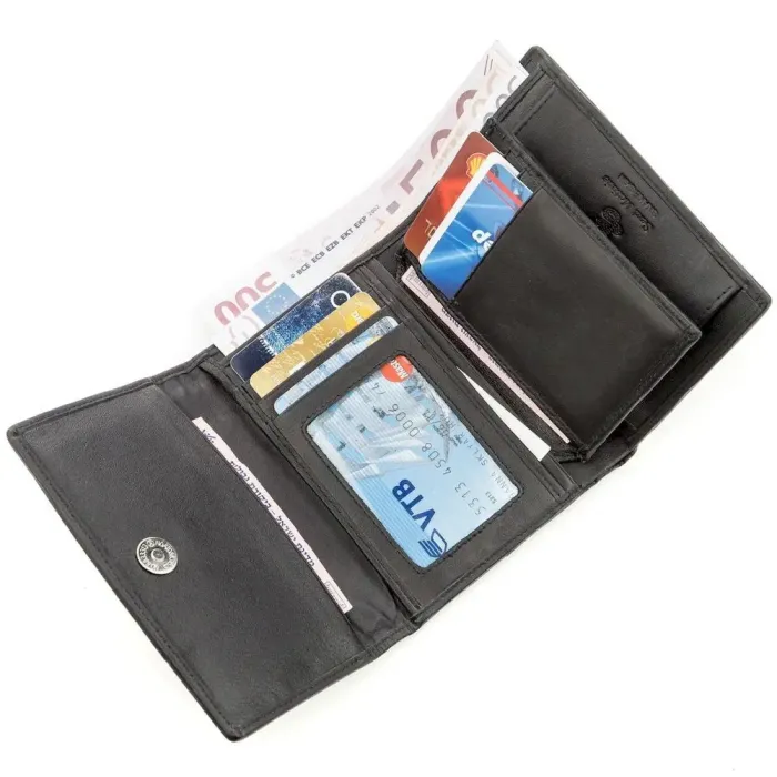 Гаманець SNAKE LEATHER 18546 із натуральної шкіри пітона Сірий