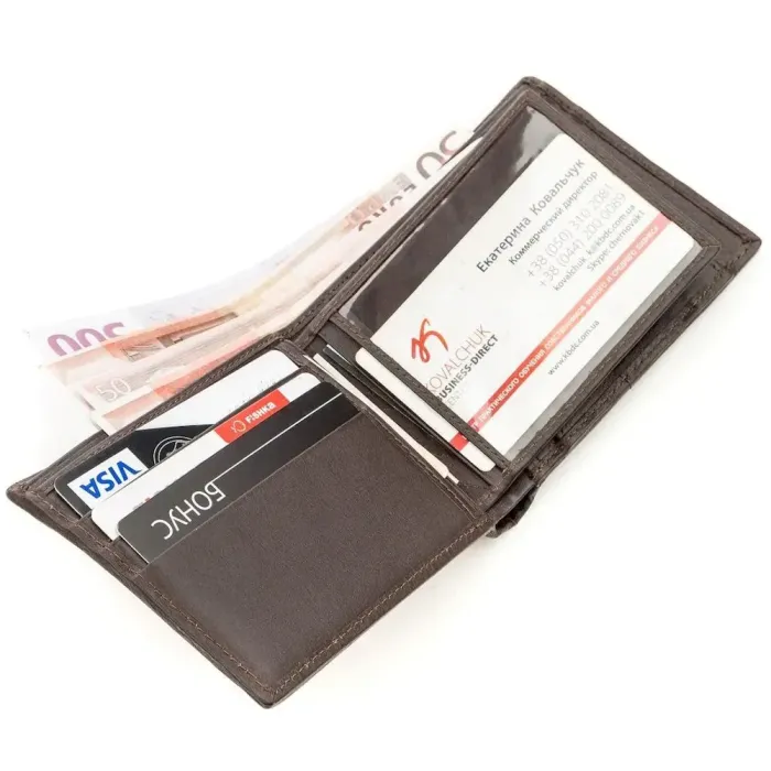 Гаманець SEA SNAKE LEATHER 18551 із натуральної шкіри морської змії Коричневий