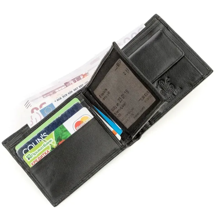 Гаманець чоловічий SEA SNAKE LEATHER 18552 із натуральної шкіри кобри Сірий