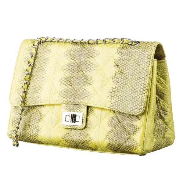 Сумка жіноча SEA SNAKE LEATHER 18554 із натуральної шкіри морської змії Жовта