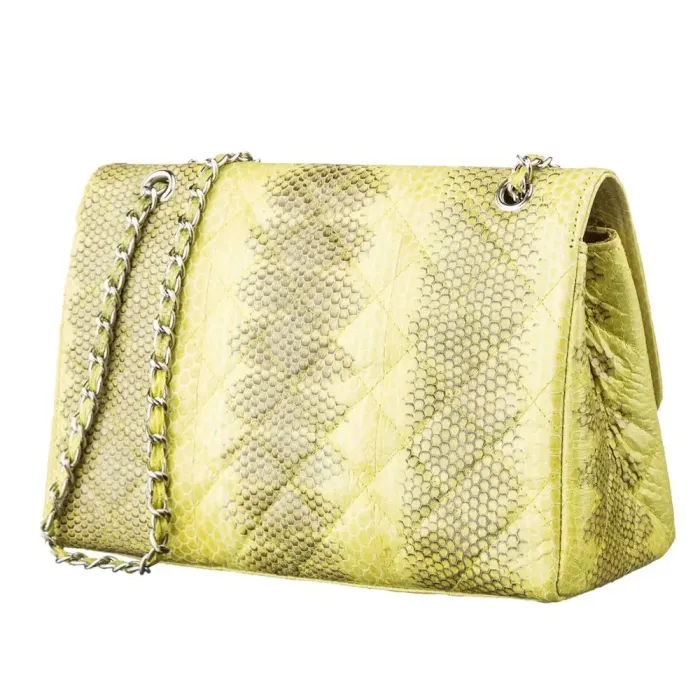 Сумка жіноча SEA SNAKE LEATHER 18554 із натуральної шкіри морської змії Жовта
