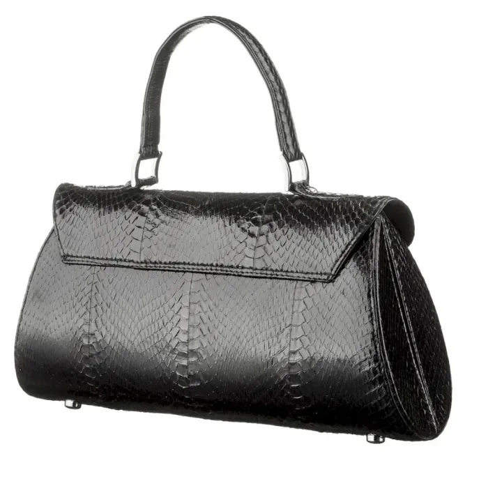 Сумка жіноча SEA SNAKE LEATHER 18556 із натуральної шкіри морської змії Чорна