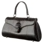 Сумка жіноча SEA SNAKE LEATHER 18556 із натуральної шкіри морської змії Чорна