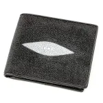 Гаманець чоловічий STINGRAY LEATHER 18563 із натуральної шкіри морського ската Чорний