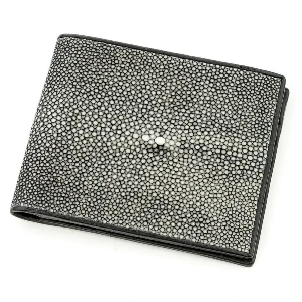 Гаманець чоловічий STINGRAY LEATHER 18564 із натуральної шкіри морського ската Сірий