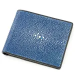 Гаманець STINGRAY LEATHER 18565 із натуральної шкіри морського скату Синій