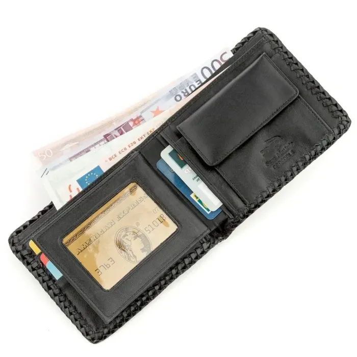 Бумажник мужской CROCODILE LEATHER 18579 из натуральной кожи крокодила Разноцветный