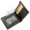 Бумажник мужской CROCODILE LEATHER 18583 из натуральной кожи крокодила Черный