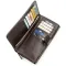 Клатч чоловічий CROCODILE LEATHER 18589 із натуральної шкіри крокодила Коричневий