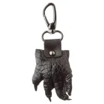 Брелок сувенір лапа крокодила CROCODILE LEATHER 18591 із натуральної шкіри крокодила Чорний