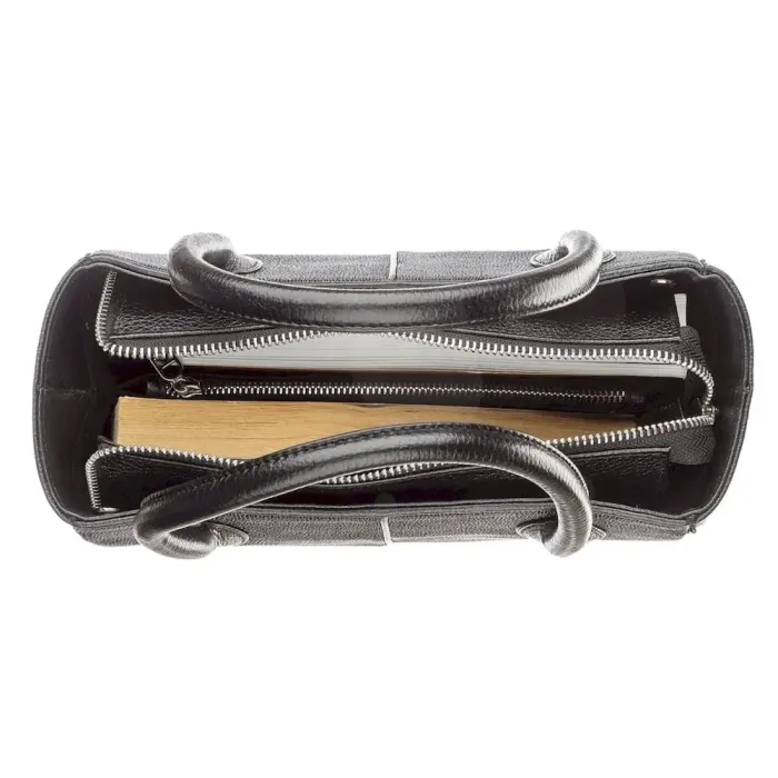 Сумка женская STINGRAY LEATHER 18610 из натуральной кожи морского ската Черная