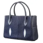 Сумка жіноча STINGRAY LEATHER 18611 із натуральної шкіри морського скату Синя