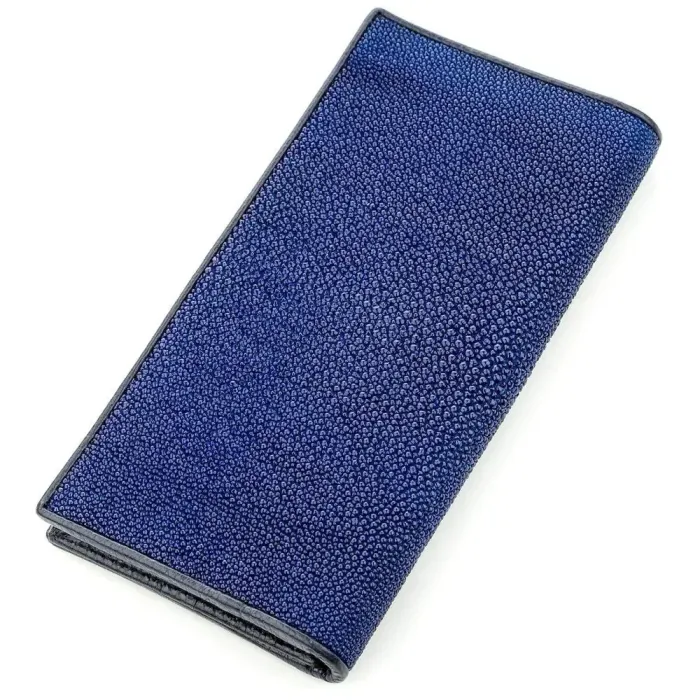Гаманець жіночий STINGRAY LEATHER 18624 із натуральної шкіри морського скату Синій