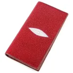 Гаманець жіночий STINGRAY LEATHER 18625 із натуральної шкіри морського ската Бордовий