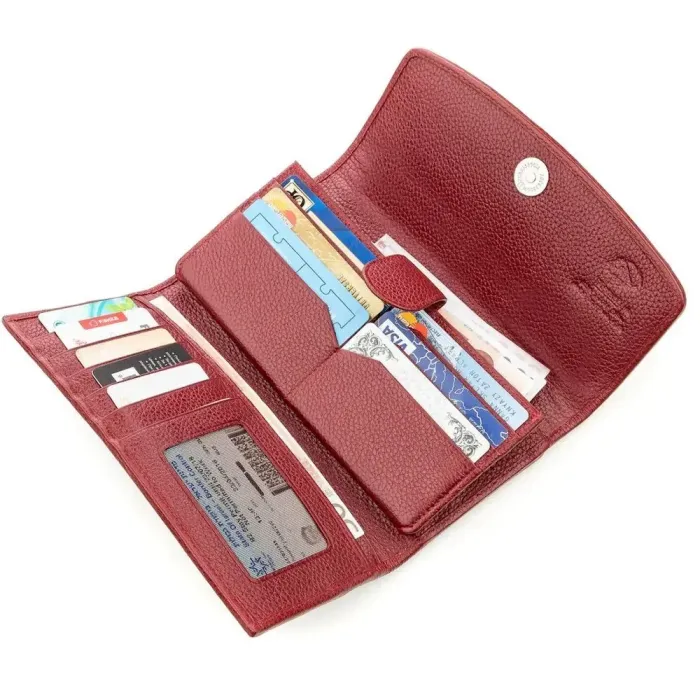 Гаманець жіночий STINGRAY LEATHER 18632 із натуральної шкіри морського ската Різнокольоровий