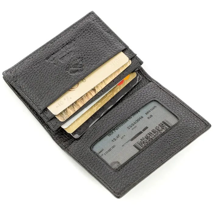 Кредитниця STINGRAY LEATHER 18647 із натуральної шкіри морського скату Чорна