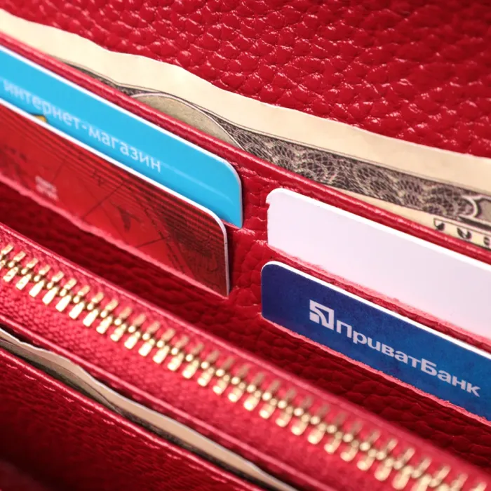 Містке портмоне для жінок з натуральної шкіри Tony Bellucci 22887 Чорний