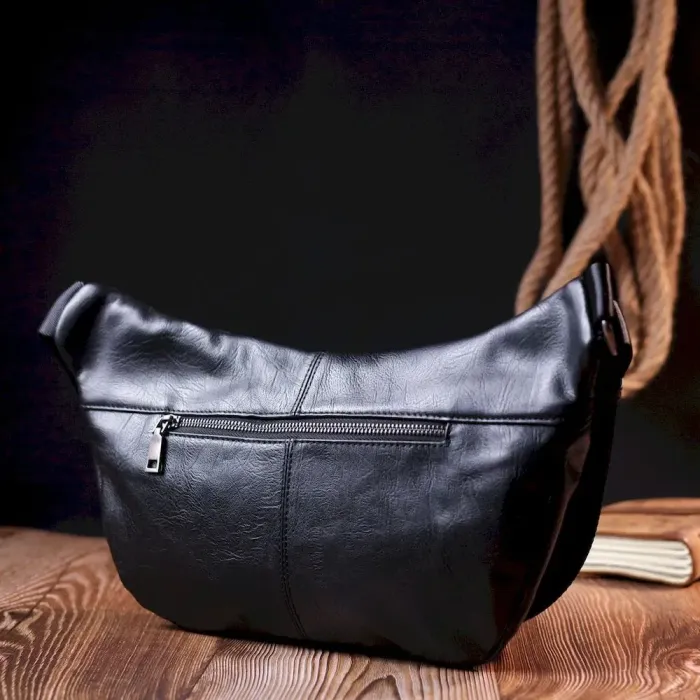 Сумка через плечо Vintage 20831 кожаная Черный