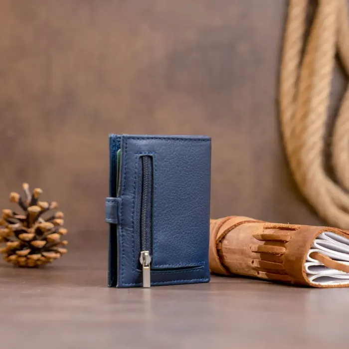 Кошелек-визитница ST Leather 19210 Темно-синий